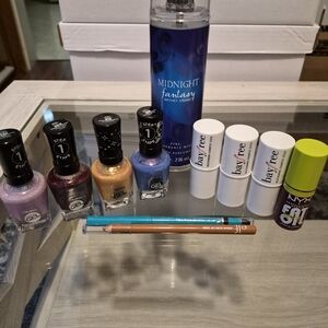 Assorted Nail Polish and Beauty Products